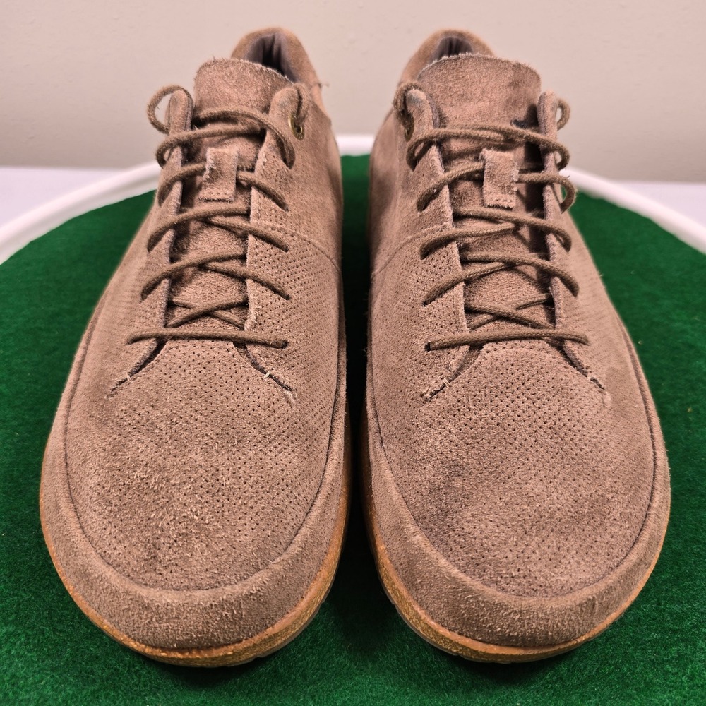 Birkenstock Gary Suede Lace Up Shoes Mens 11 44 L Taupe Everyday Casual Wear